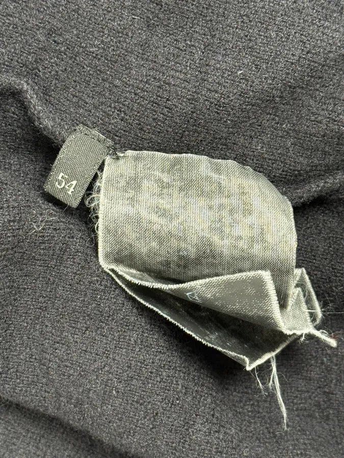 2000s Prada Navy & Grey Cashmere Zip-Up Sweater KKDvRPv 9