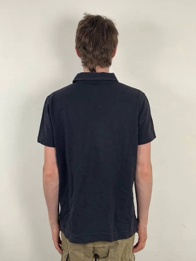2000s Prada Navy & Red Minimalist Polo tCsMhhZ 1