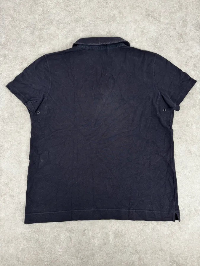 2000s Prada Navy & Red Minimalist Polo tCsMhhZ 3
