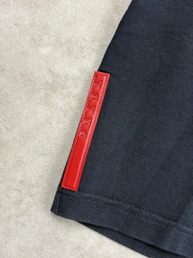 SS1999 Prada Navy Back Pocket Linea Rossa Longsleeve fJiXYHB 7
