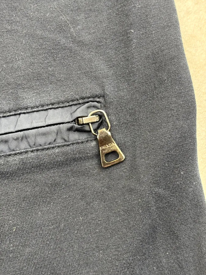 SS1999 Prada Navy Back Pocket Linea Rossa Longsleeve fJiXYHB 8