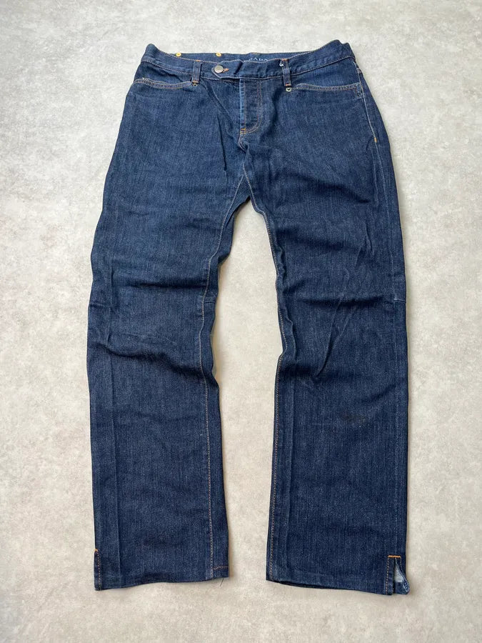 2000s Prada Navy Brut Denim Jeans mcJFJYj 0