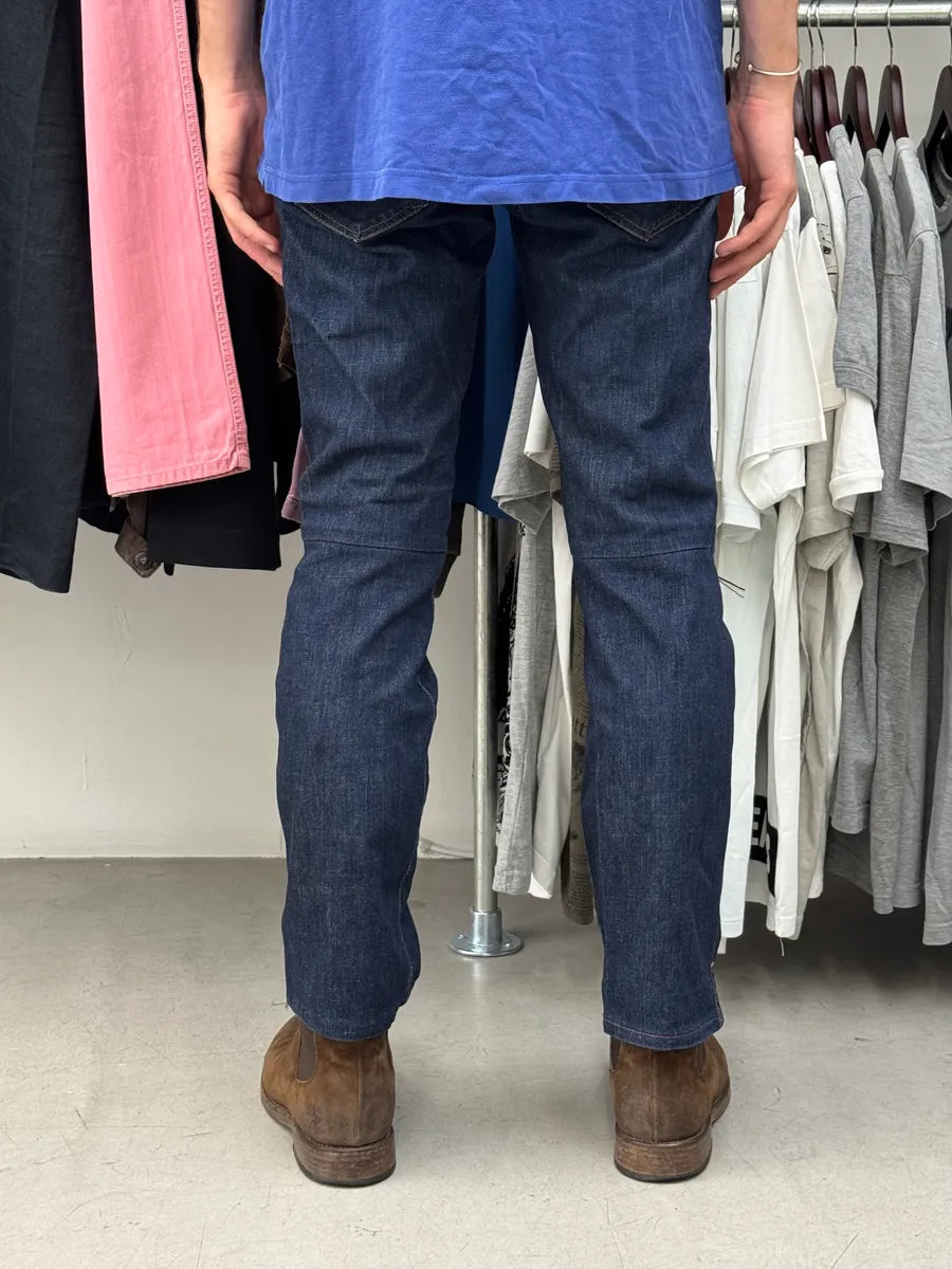 2000s Prada Navy Brut Denim Jeans mcJFJYj 3