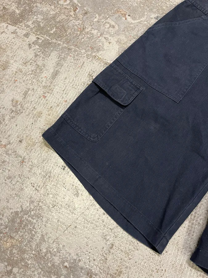2000s Prada Navy Cargo Linea Rossa Shorts ITrBduS 3