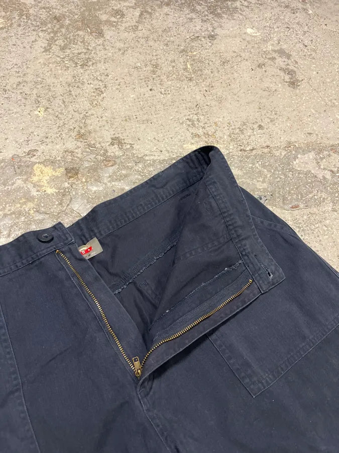 2000s Prada Navy Cargo Linea Rossa Shorts ITrBduS 5