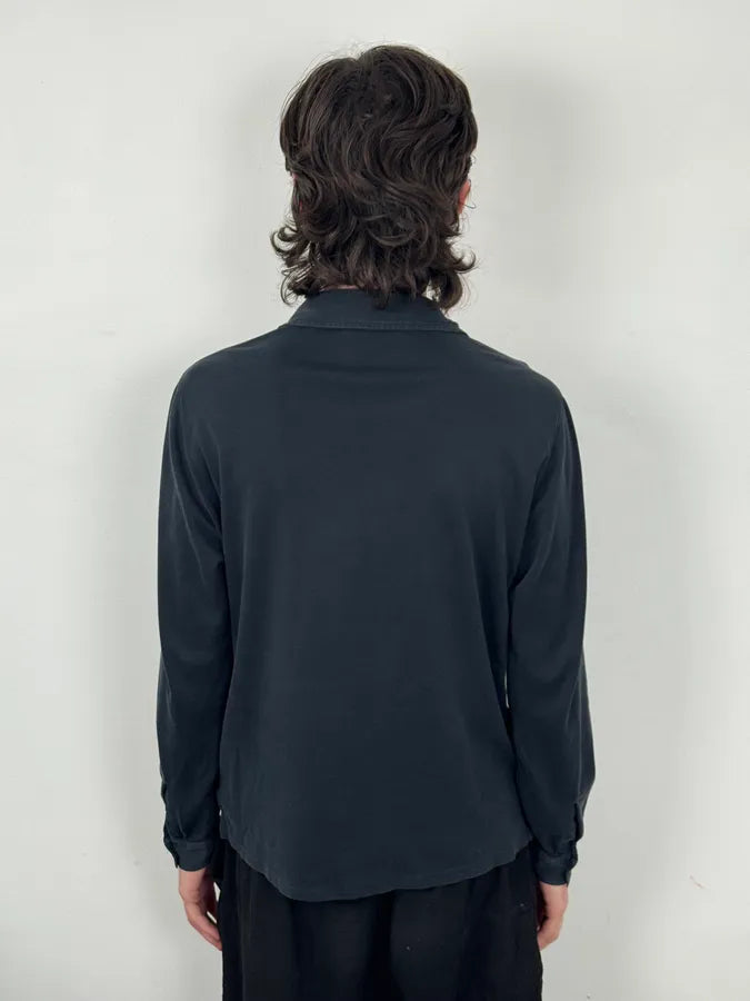 2000s Prada Navy Classic Longsleeve Polo hBnEkfY 2