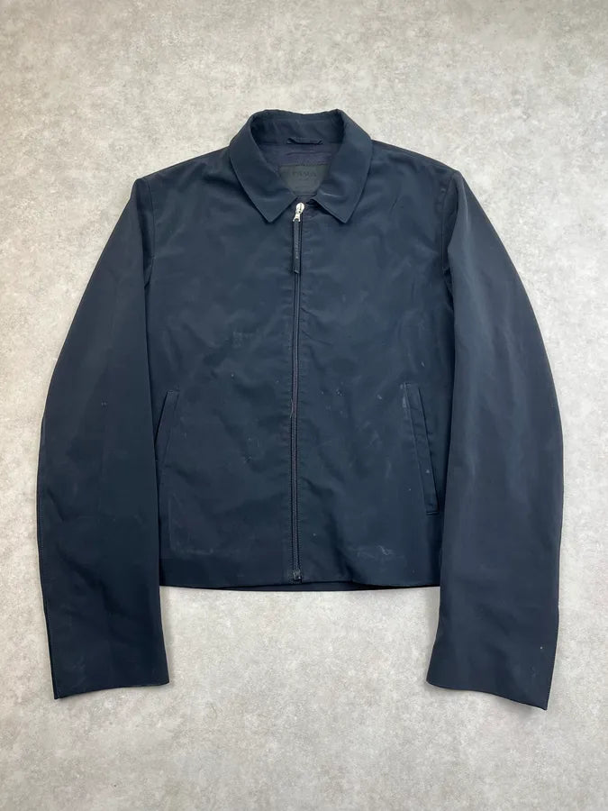 2000s Prada Navy Classy Jacket kvXlNkc 0