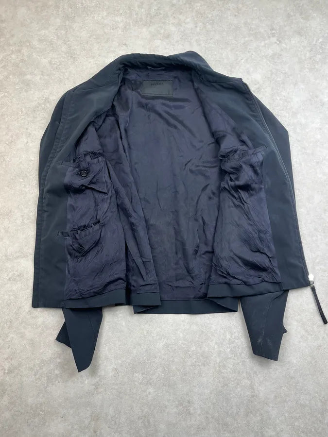 2000s Prada Navy Classy Jacket kvXlNkc 9