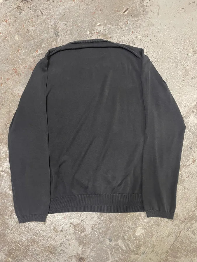 2000s Prada Navy Cotton Sweater (M) hsEJcvE 5