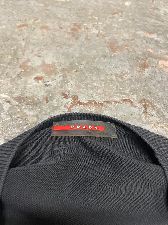 2000s Prada Navy Cotton Sweater (M) hsEJcvE 6