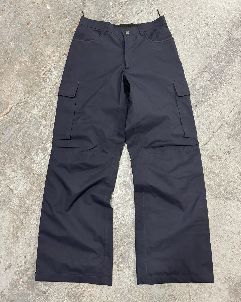 2000s Prada Navy Gore-Tex Cargo Pants (S) 0