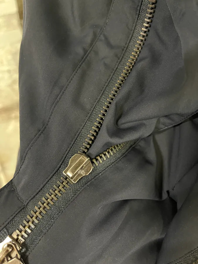 2000s Prada Navy Hooded Nylon Layered Windbreaker Jacket  VhWJTzq 8