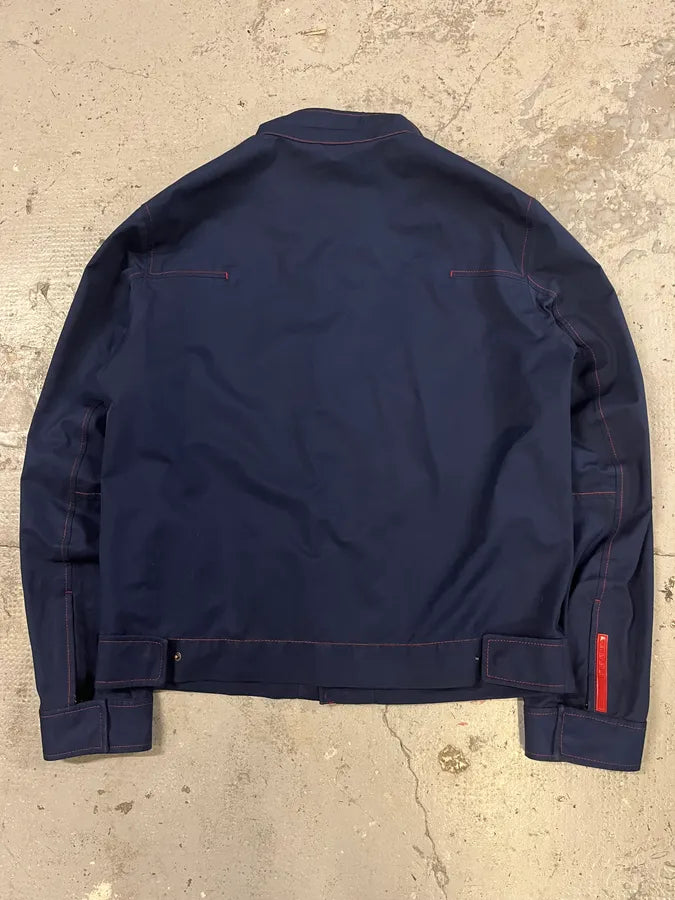2000s Prada Navy Light Sport Jacket AIpuxGq 5