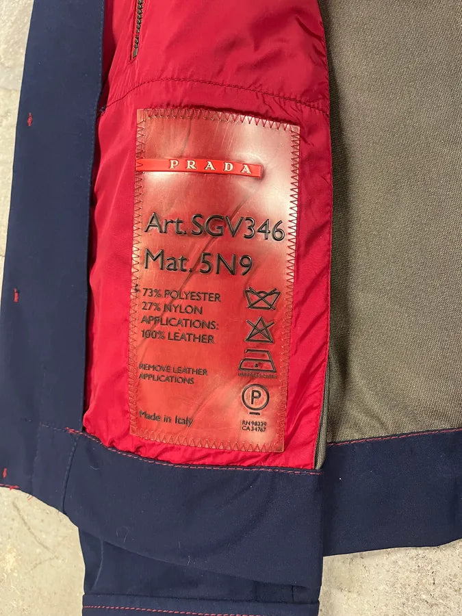 2000s Prada Navy Light Sport Jacket AIpuxGq 6