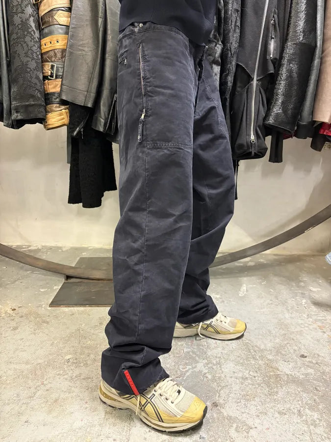 2000s Prada Navy Linea Rossa Cargo Pants (L) qUJehgN 2