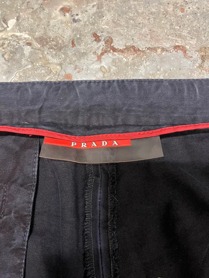 2000s Prada Navy Linea Rossa Cargo Pants (L) qUJehgN 8