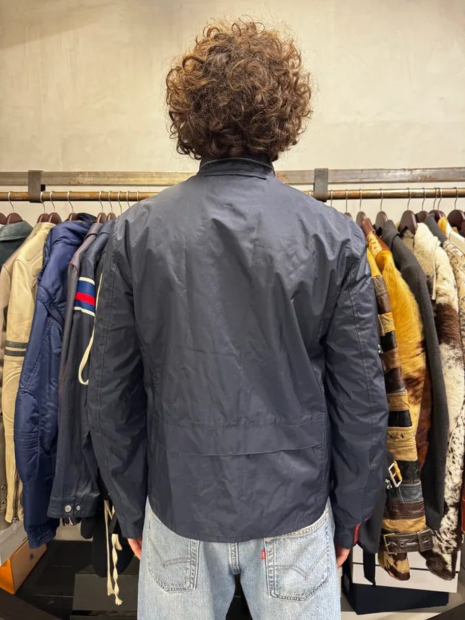 2000s Prada Navy Linea Rossa Nylon Jacket aCKTMvc 4