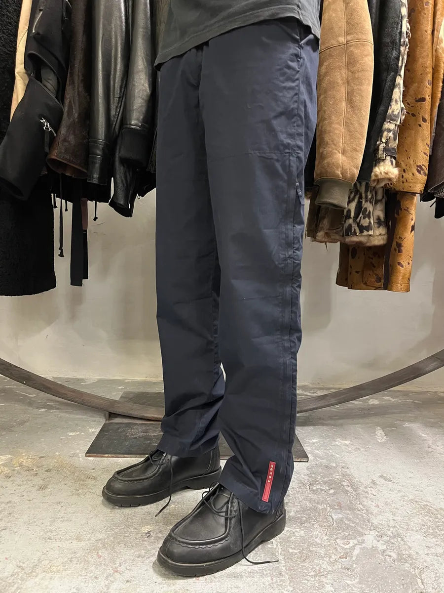 2000s Prada Navy Linea Rossa Pants uoNDhCj 0
