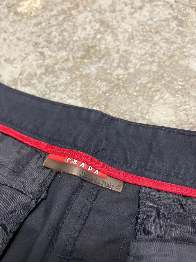 2000s Prada Navy Linea Rossa Pants uoNDhCj 13