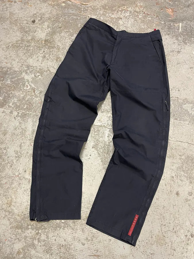 2000s Prada Navy Linea Rossa Pants uoNDhCj 3