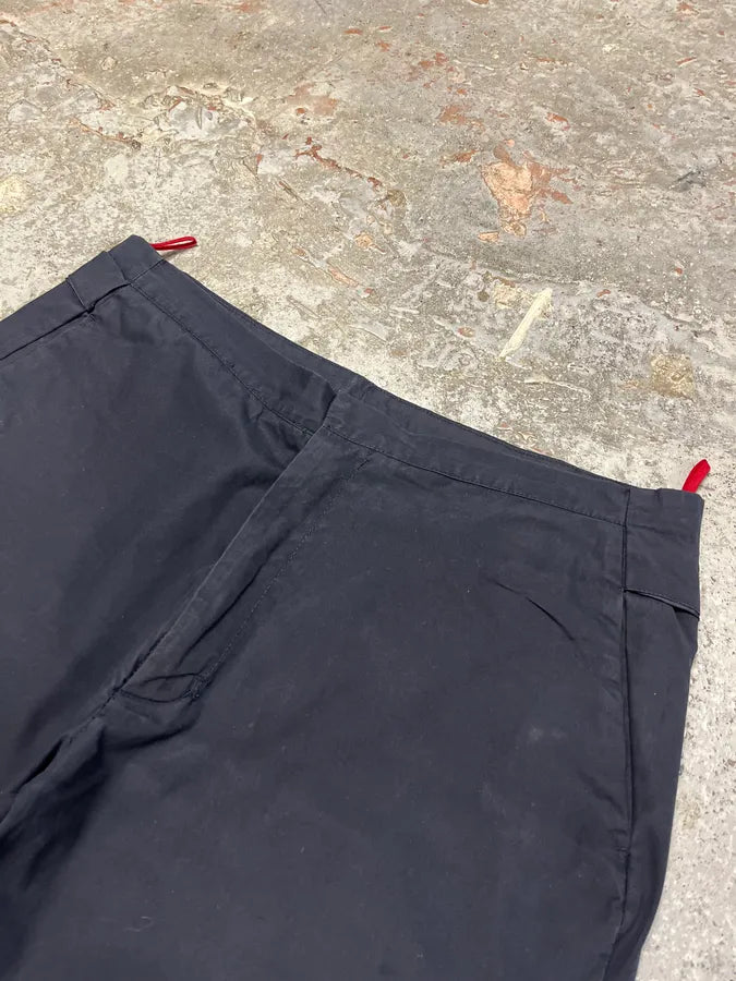 2000s Prada Navy Linea Rossa Pants uoNDhCj 5