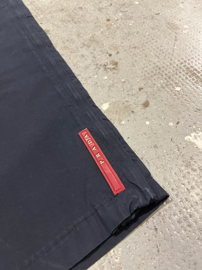 2000s Prada Navy Linea Rossa Pants uoNDhCj 7