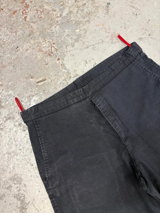 2000s Prada Navy Linea Rossa Shorts UHqFIVw 6