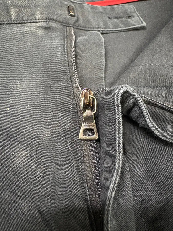 2000s Prada Navy Linea Rossa Shorts UHqFIVw 9