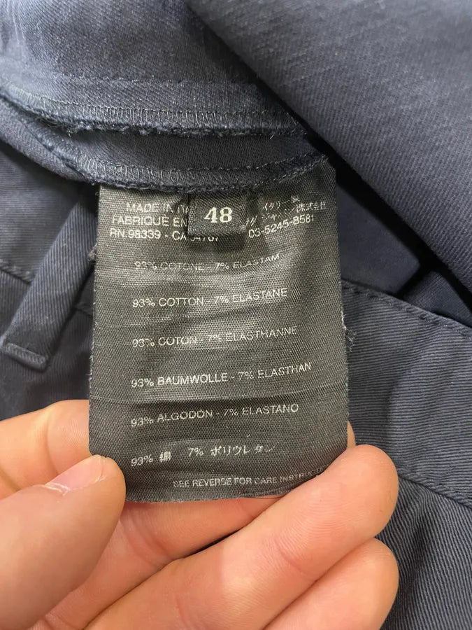 2000s Prada Navy Linea Rossa Sport Tailored Pants (M) BymkhxZ 10