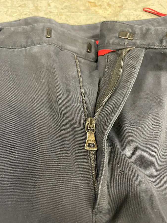 2000s Prada Navy Linea Rossa Sport Tailored Pants (M) BymkhxZ 7