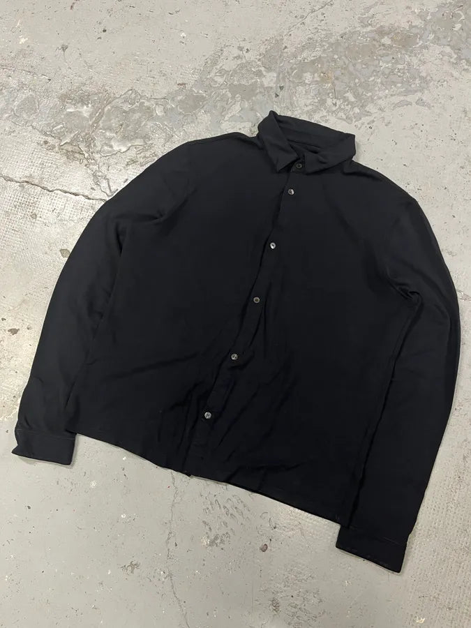 2000s Prada Navy Linea Rossa Stretchy Shirt IoxKSxI 3