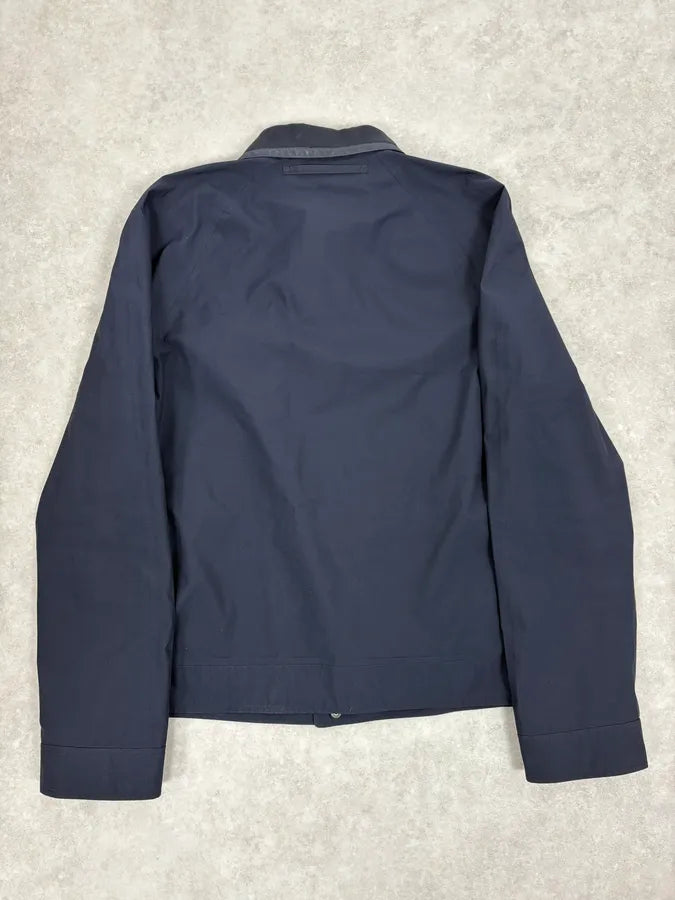 2000s Prada Navy Linea Rossa Windbreaker Jacket SjBJOQQ 6