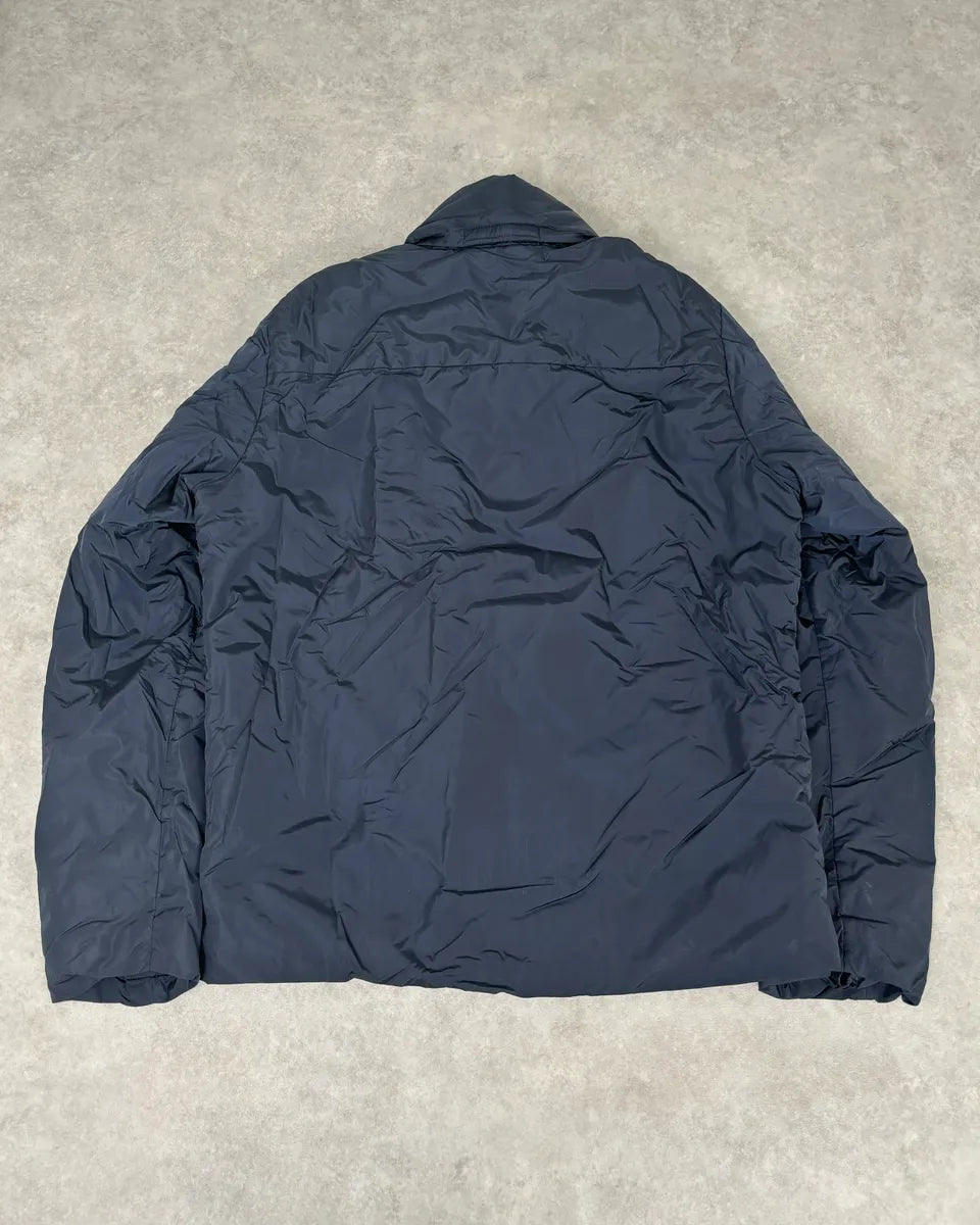 2000s Prada Navy Linea Rossa Windbreaker Jacket XKcqyhg 4