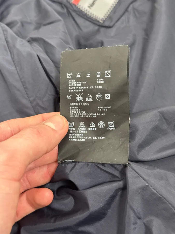 2000s Prada Navy Linea Rossa Windbreaker Jacket exhroUm 12