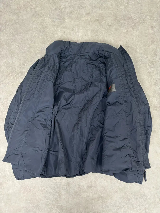 2000s Prada Navy Linea Rossa Windbreaker Jacket XKcqyhg 6