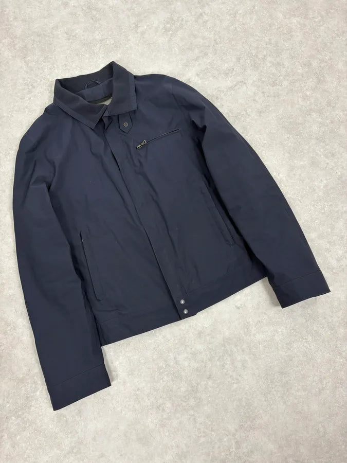 2000s Prada Navy Linea Rossa Windbreaker Jacket SjBJOQQ 3