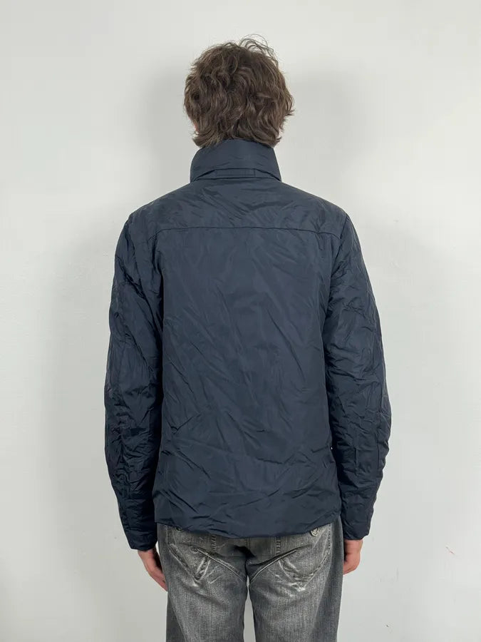 2000s Prada Navy Linea Rossa Windbreaker Jacket XKcqyhg 2