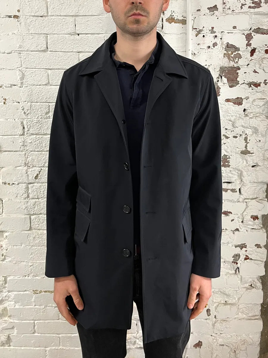 2000s Prada Navy Long Classy Jacket OzDPrjE 1