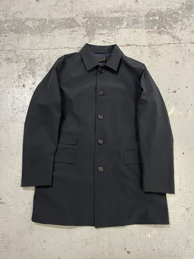 2000s Prada Navy Long Classy Jacket OzDPrjE 3