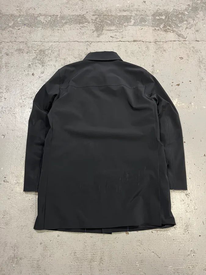 2000s Prada Navy Long Classy Jacket OzDPrjE 6