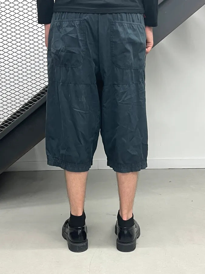 2000s Prada Navy Long Cargo Shorts SuBQCRA 2