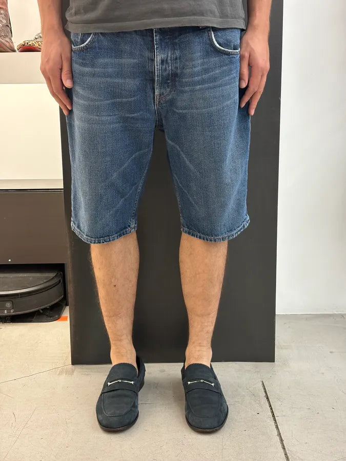 2000s Prada Navy Loose Denim Shorts VSbNXMK 1