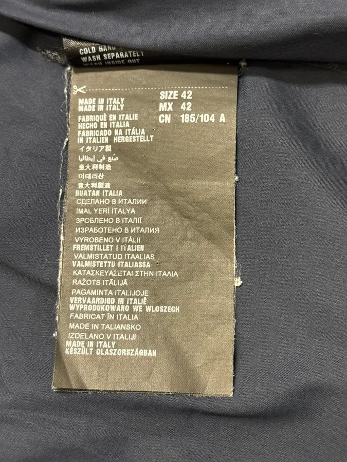 AW2014 Prada Navy Minimalist Shirt qOhlYAR 7