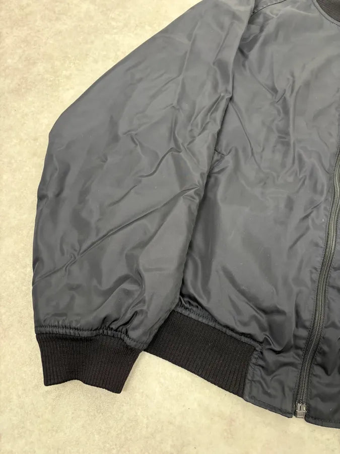 2000s Prada Navy Nylon Bomber Jacket FRItqjr 7
