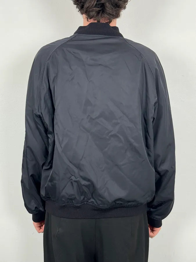 2000s Prada Navy Nylon Bomber Jacket FRItqjr 2