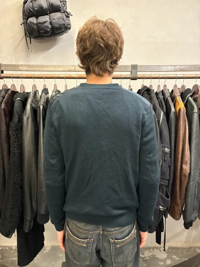 2000s Prada Navy Nylon Cardigan OJqKNvu 2
