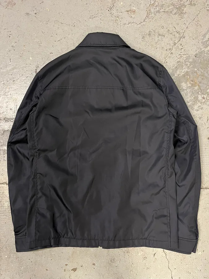 2000s Prada Navy Nylon Coach Jacket MtxdFCX 7