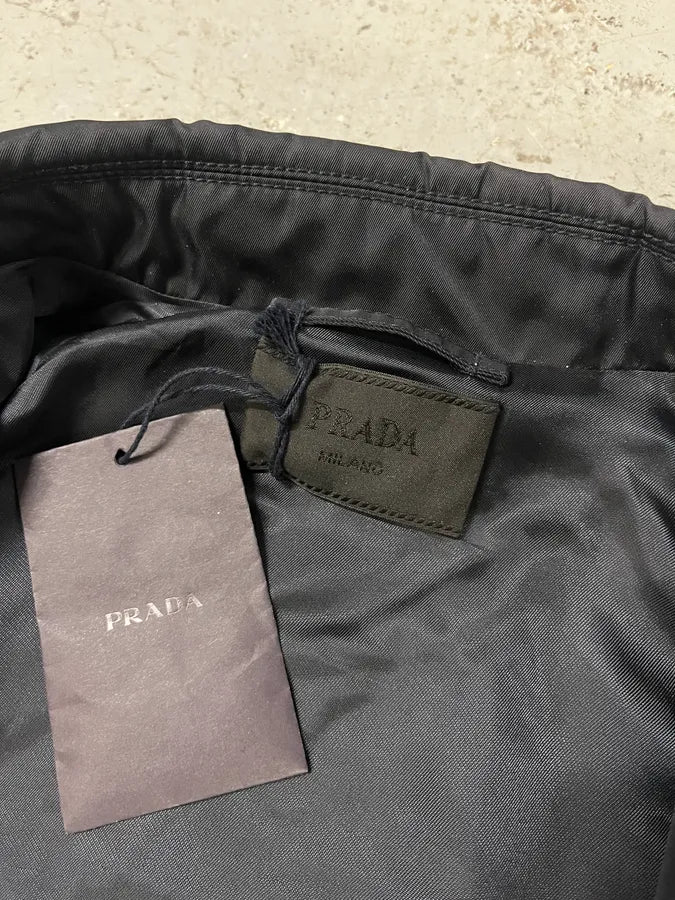 2000s Prada Navy Nylon Coach Jacket MtxdFCX 8