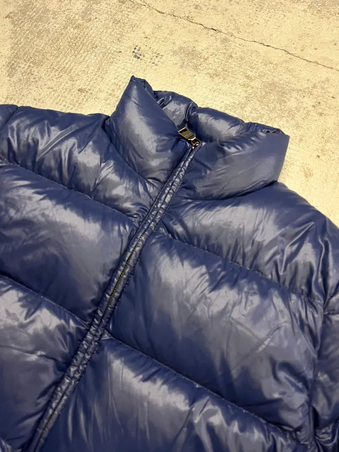 2000s Prada Navy Nylon Quilted Puffer Jacket MWflDyd 4