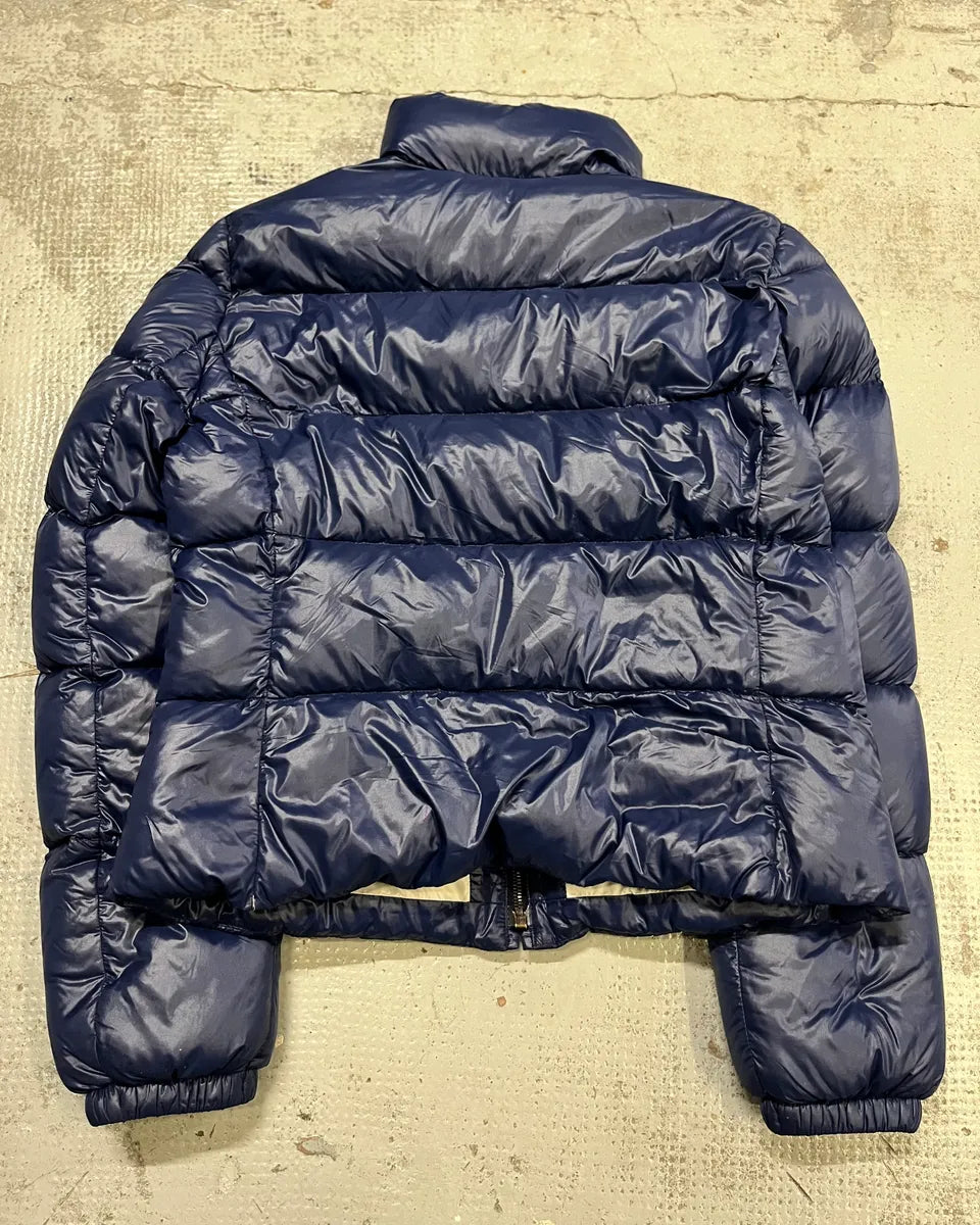2000s Prada Navy Nylon Quilted Puffer Jacket MWflDyd 7